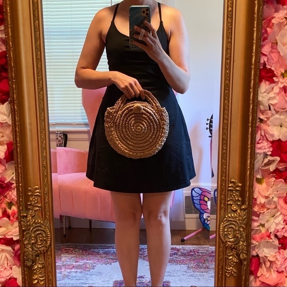 Classic Natural Raffia Straw Convertible Crossbody Bag - Picture 10 of 10